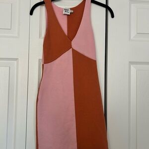 Princess Polly Pink and Orange Mini Dress